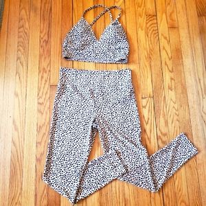 Forever 21 Cheetah Workout Two Piece